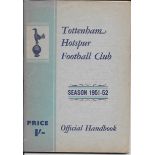 1951-52 TOTTENHAM HANDBOOK