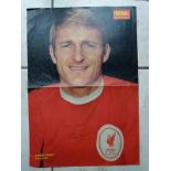 LIVERPOOL & ENGLAND WORLD CUP 1966 AUTOGRAPHED PICTURE OF ROGER HUNT