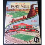 THE STORY OF PORT VALE 1876 - 1950