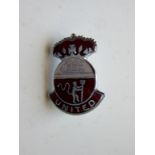 MANCHESTER UNITED VINTAGE COFFER BADGE