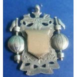 1907 FOOTBALL MEDAL SOLID SILVER