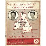 BOXING - 1949 DICK TURPIN V ALBERT FINCH @ ST. ANDREW'S BIRMINGHAM CITY F.C.