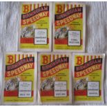 SPEEDWAY - 1952 BIRMINGHAM HOMES X 5