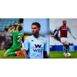 ASTON VILLA AUTOGRAPHED PHOTO'S X 3