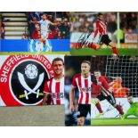 SHEFFIELD UNITED AUTOGRAPHED PHOTO'S X 5