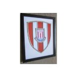 STOKE CITY - CLUB BADGE PRODUCED IN GLASS & LEAD