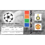 1999 INTER MILAN V MANCHESTER UNITED CHAMPIONS LGE TICKET