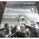 EVERTON - 1966 FA CUP FINAL AUTOGRAPHED PHOTO'S