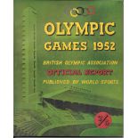 OLYMPICS - OFFICIAL REPORT OF THE 1952 OLYMPICS