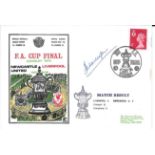 1974 FA CUP FINAL LIMITED EDITION POSTAL COVER LIVERPOOL V NEWCASTLE SIGNED BY IAN CALLAGHAN