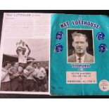 NAT LOFTHOUSE TESTIMONIAL PROGRAMME AND AUTOGRAPH