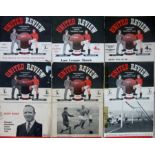 MANCHESTER UNITED HOME & AWAY PROGRAMMES 1940'S & 50'S X 38