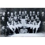 ASTON VILLA 1894-95 FA CUP WINNERS TEAM PHOTOGRAPH