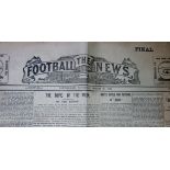 1899 ORIGINAL PAPER - COVERS FA CUP S/F'S DERBY, STOKE, SHEFFIELD UTD & LIVERPOOL + MANCHESTER UTD