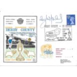 DERBY COUNTY V BENFICA 1972 LIMITED EDITION AUTOGRAPHED POSTAL COVER - ROY MCFARLAND