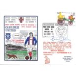 CARLISLE LIMITED EDITION AUTOGRAPHED POSTAL COVER - FIRST HOME GAME IN DIV 1 BILL GREEN