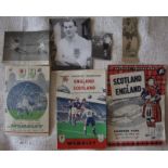 1951 & 53 ENGLAND V SCOTLAND PLUS 58 @ HAMPDEN PARK + PRESS CUTTINGS