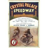 SPEEDWAY - 1931 CRYSTAL PALACE V WEMBLEY. LONDON CUP FINAL