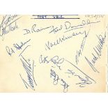 PORT VALE AUTOGRAPHS 1957-58