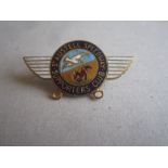 SPEEDWAY - ST. AUSTELL S/C GILT BADGE