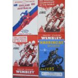 SPEEDWAY - LONDON CUP S/F 1954, 1953 & 54 CHAMPIONSHIP OF THE WORLD & 1953 ENGLAND V AUSTRALIA