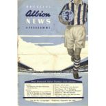 1953/54 WEST BROMWICH ALBION V MANCHESTER UNITED