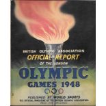 OLYMPICS - 1948 OFFICIAL REPORT OF THE LONDON OLYMPICS