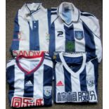 WEST BROMWICH ALBION REPLICA SHIRTS X 4