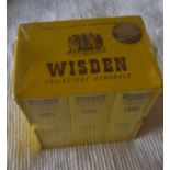 CRICKET - WISDEN BOX SET 1993, 94 & 95 HARD BACKS