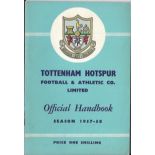 1957-58 TOTTENHAM HANDBOOK