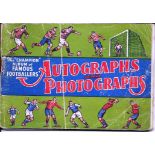 1937 THE CHAMPION ALBUM OF FAMOUS FOOBALLERS AUTOGRAPHS AND PHOTOGRAPHS