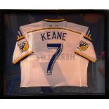 ROBBIE KEANE AUTOGRAPHED & FRAMED LA GALAXY SHIRT