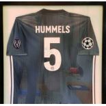 BAYERN MUNICH AUTOGRAPHED MATT HUMMEL CHAMPIONS LEAGUE SHIRT