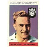 A&BC GUM 1958 WITH PLANET TRADE CARD - BILLY WRIGHT WOLVERHAMPTON WANDERERS