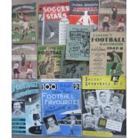 COLLECTION OF VINTAGE FOOTBALL BOOKS 1930'S, 40.S & 50,S X 12