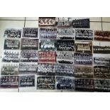 MANCHESTER UNITED - QUALITY REPRODUCED TEAM PHOTOGRAPHS X 33