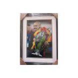 BARCELONA - PEP GUARDIOLA HAND SIGNED & FRAMED PHOTO