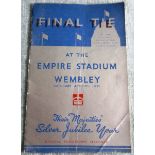 1935 FA CUP FINAL SHEFFIELD WEDNESDAY V WEST BROMWICH ALBION