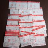 COVENTRY CITY HOME MATCH TICKETS COVERING 1984 TO 1986