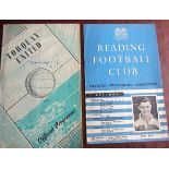 1950-51 TORQUAY UTD V READING HOME & AWAY PROGRAMMES