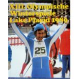 1980 WINTER OLYMPICS - EAST GERMAN BOOK / REPORT 168 Page large format book with comprehensive