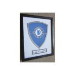 CHELSEA - CLUB BADGE PRODUCED IN GLASS & LEAD