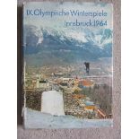 1964 WINTER OLYMPICS - EAST GERMAN BOOK / REPORT