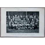 1910-11 CHESTER CITY LARGE TEAM PHOTO PRESENTED WITH THE CHESTER CHRONICLE