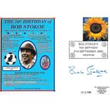 SUNDERLAND POSTAL COVER AUTOGRAPHED BY BOB STOKOE