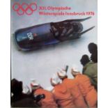 1976 WINTER OLYMPICS - EAST GERMAN BOOK / REPORT