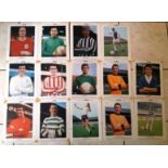 FOOTBALLERS TYPHOO TEA CARDS X 14