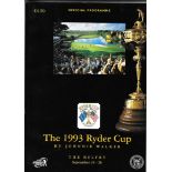 GOLF - 1993 RYDER CUP PROGRAMME - 402 PAGES