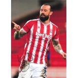 STOKE CITY - STEVEN FLETCHER AUTOGRAPHED PHOTO