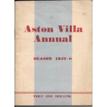 1947-48 ASTON VILLA ANNUAL / HANDBOOK